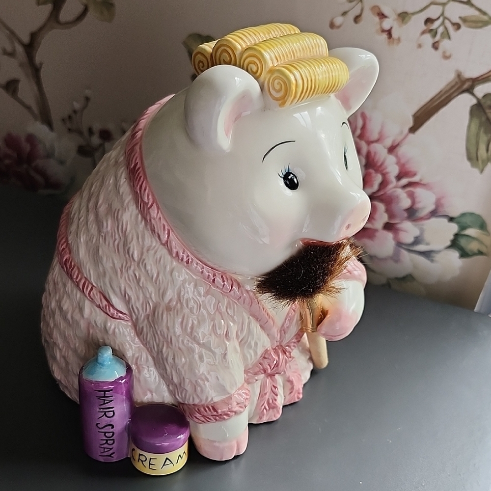 Mud Pie Charming Piggy Bank - Picture 2 of 7